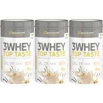Kit 3X 3 Whey Top Taste - 900g Baunilha - Body Action Kit 3X 3 Whey Top Taste - 900g Baunilha - Body Action