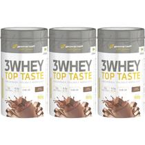 Kit 3X 3 Whey Top Taste - 900g Chocolate - Body Action Kit 3X 3 Whey Top Taste - 900g Chocolate - Body Action