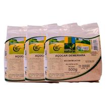 Kit 3X: Açúcar Demerara Orgânico Coopernatural 500G Kit 3X: Açúcar Demerara Orgânico Coopernatural 500G