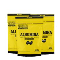 Kit 3x Albumina 420g Naturovos (Total 1,260Kg)