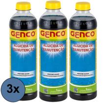 kit 3x Algicida Manutenção 1L - Genco kit 3x Algicida Manutenção 1L - Genco