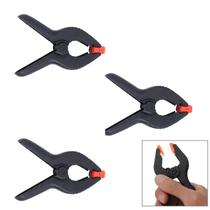 Kit 3x Alicates Garra de Mola 6" Braçadeira e Suporte de Fundos Fotográficos (Média)