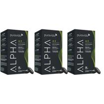 Kit 3x Alpha Az Pura Vida Multivitamínico Premium 30 Cáps