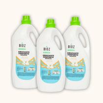 Kit 3X: Amaciante Conforto Biodegradável Bioz Green 3L