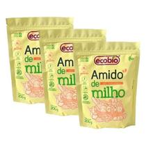 Kit 3X: Amido De Milho Não Transgênico Ecobio 200G