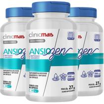 KIT 3X AnsioZEN (Magnésio + L-Triptofano) 60 cápsulas - Clinicmais KIT 3X AnsioZEN (Magnésio + L-Triptofano) 60 cápsulas - Clinicmais