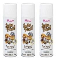 Kit 3x Antiaderente Aerosol Desmoldante Solta Fácil Mago Leve3 Kit 3x Antiaderente Aerosol Desmoldante Solta Fácil Mago Leve3