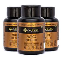 Kit 3x Antiox Booster GoHealth 60 cápsulas