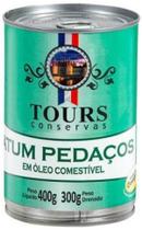 Kit 3X: Atum Pedaços Em Óleo Tours 400G