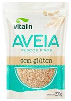 Kit 3X: Aveia Em Flocos Finos Sem Glúten Vitalin 200G