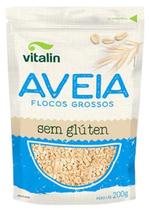 Kit 3X: Aveia Em Flocos Grossos Sem Glúten Vitalin 200G