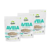 Kit 3X Aveia Flocos Finos Sem Glúten 200G - Vitalin