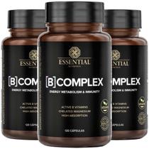 Kit 3x B Complex Essential Nutrition 120 Capsulas Cada Kit 3x B Complex Essential Nutrition 120 Capsulas Cada