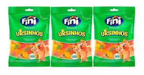 Kit 3x Bala De Gelatina Fini Ursinhos 90g - Cimed