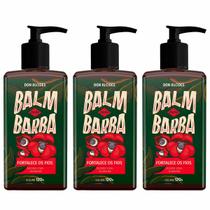 Kit 3x Balm Para Barba Hidratante Guaraná 120g Don Alcides