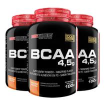 Kit 3X Bcaa 4,5 100G