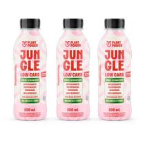 Kit 3X: Bebida Isotônica Low Carb Melancia e Limão Jungle 500ml