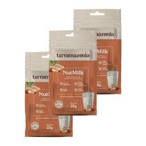 Kit 3X: Bebida Vegetal Castanha Do Pará Em Pó Nutmilk Sachê