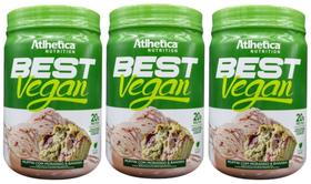 Kit 3x best vegan 500g atlhetica nutrition