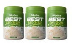 Kit 3x best vegan 500g atlhetica nutrition