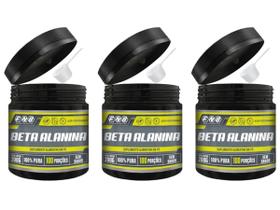Kit 3x Beta Alanina 100% Pura 200g FNB