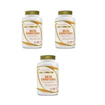 Kit 3x Beta Caroteno 600ui 3x60 cps Flora Nativa
