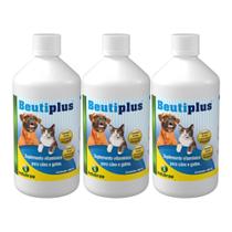 Kit 3X Beutiplus 400Ml Indubras Suplemento Para Cães E Gatos