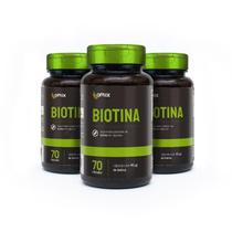 Kit 3X Biotina - 70 Cápsulas - Omix