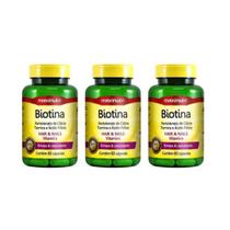 Kit 3x Biotina Firmeza E Crescimento 60 Cápsulas - Maxinutri Kit 3x Biotina Firmeza E Crescimento 60 Cápsulas - Maxinutri
