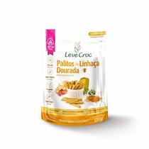 Kit 3X: Biscoito Palito Linhaça Dourada S/Gl Leve Crock 120G