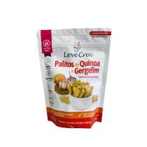 Kit 3X: Biscoito Palito Quinoa/Gergelim S/Gl Leve Crock 120G