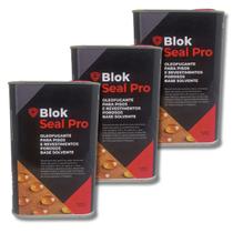 Kit 3x Blokseal Pro Impermeabilizante Hidrofugante Óleofugante 0,5L