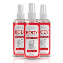 Kit 3x Body Splash Desodorante Colônia Cabelo e Corpo Las Vegas 200ml MaryLife Kit 3x Body Splash Desodorante Colônia Cabelo e Corpo Las Vegas 200ml MaryLife