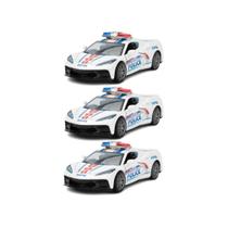 Kit 3x Brinquedo Carrinho Viatura Policial Branco - AP TOYS