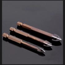 Kit 3x broca furar porcelanato vidro cerâmica 6 8 e 10mm