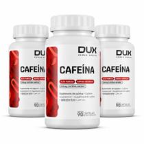 Kit 3x Cafeína 200mg DUX Human Health 90 Cápsulas