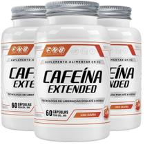 KIT 3X Cafeína Extended 200mg 60 cápsulas - FNB Sports