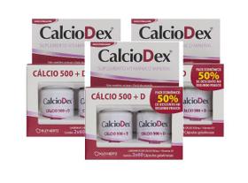 Kit 3x Calciodex 500mg + D3 Com 120 Cápsulas - Kley Hertz