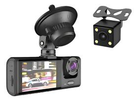 Kit 3x Câmera Veículos Dash Cam Tripla Full Hd 1080p Noturna