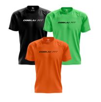 Kit 3x Camisas Musculação Dry Fit Basic Collection Treino Dabliu Fit