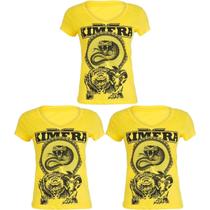 Kit 3X Camiseta Feminina Baby Look - Iridium Labs Kimera Amarelo M - Iridium Labs Kit 3X Camiseta Feminina Baby Look - Iridium Labs Kimera Amarelo M - Iridium Labs