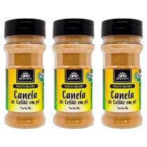Kit 3X: Canela do Ceilão em Pó Orgânica Kampo de Ervas 60g Kit 3X: Canela do Ceilão em Pó Orgânica Kampo de Ervas 60g