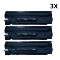 Kit 3x Cartucho Toner P/ Impressora Laser Pro M1132 Mfp