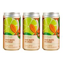 Kit 3X: Chá Mate Com Limão Gaseificado Brô 269Ml