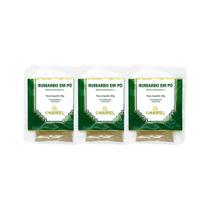 Kit 3x Chá Pacote Ruibarbo Po 30g - CHAMEL