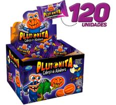 Kit 3x Chiclete Plutonita Cabeça De Abóbora Doce Divertido Display Arcor Kit 3x Chiclete Plutonita Cabeça De Abóbora Doce Divertido Display Arcor