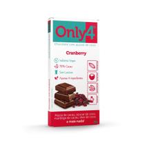 Kit 3X: Chocolate 70% Cacau Cranberry S/ Lac. Veg Only4 80G