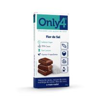 Kit 3X: Chocolate 70% Cacau Flor De Sal S/ Lac Veg Only4 80G