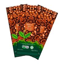 Kit 3X: Chocolate Qah Wa 60% Cacau com Café Orgânico Amma Chocolate 80g