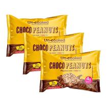 Kit 3X: Chocopeanuts Sem Glúten Uncooked 25G